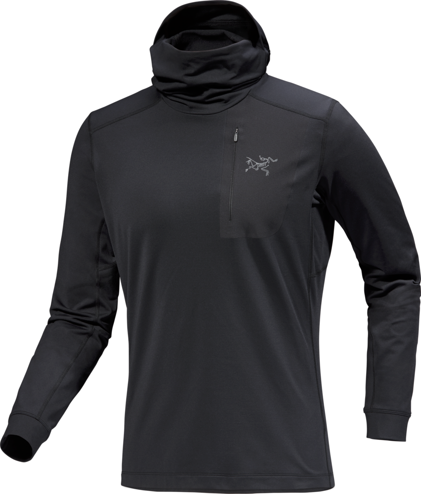 Arc'teryx Rho LT Hoody Mens Black