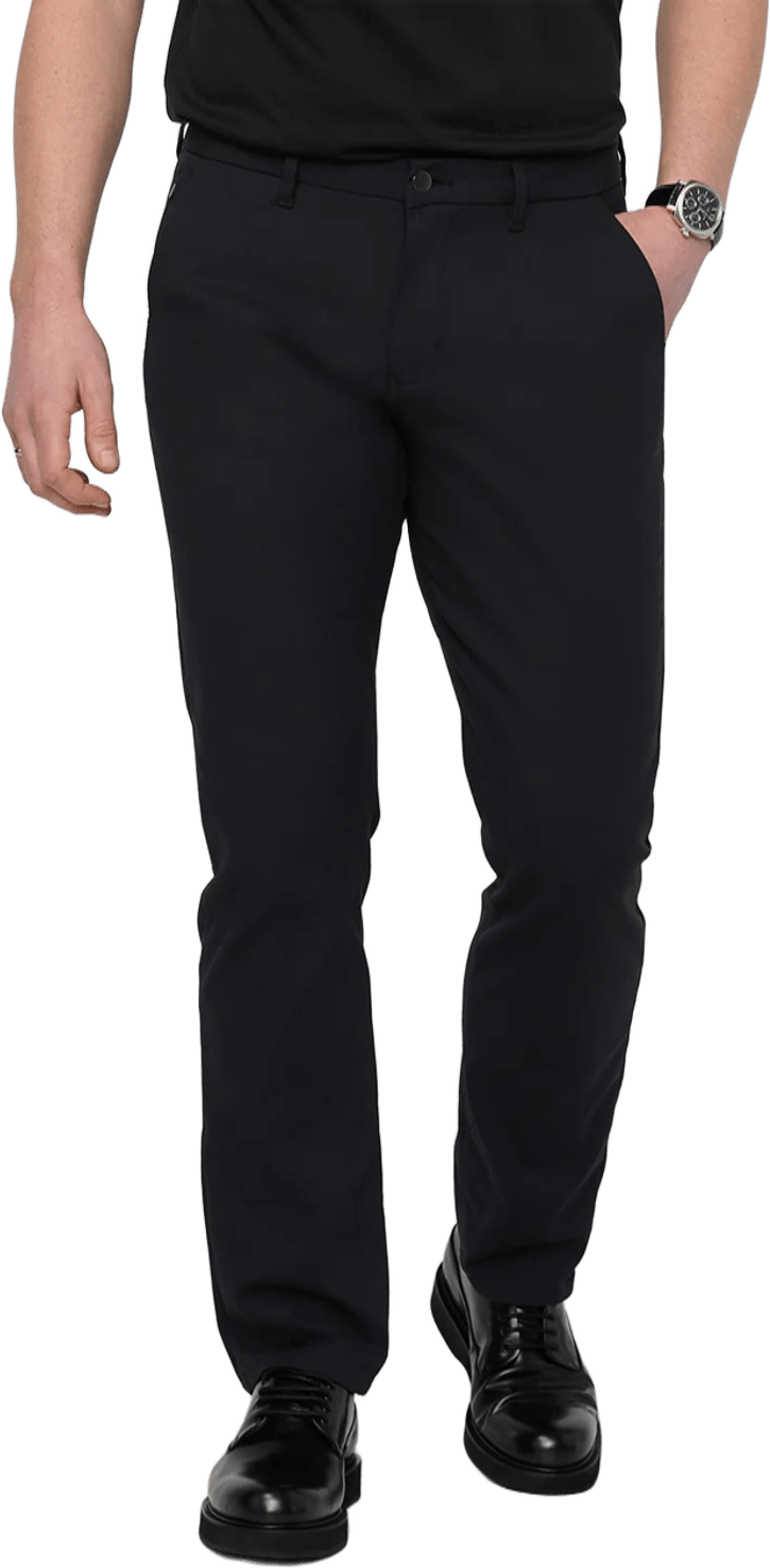 Duer NuStretch Relaxed Taper Trouser Mens Black