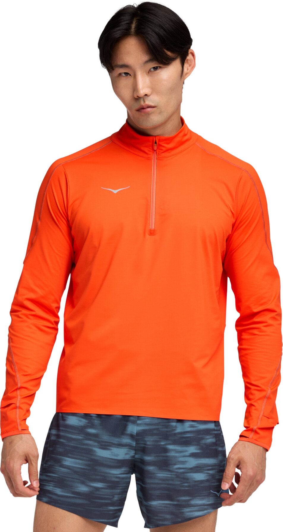 Hoka 1/4 Zip Mens Lava