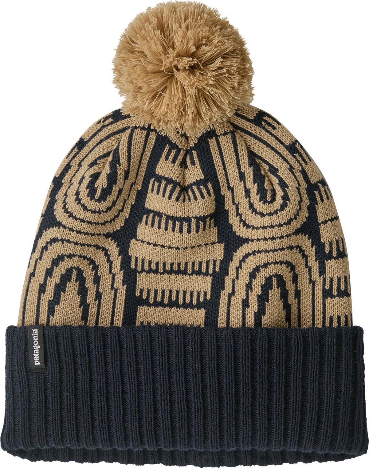 Patagonia Powder Town Beanie Flow: Sunken Blue