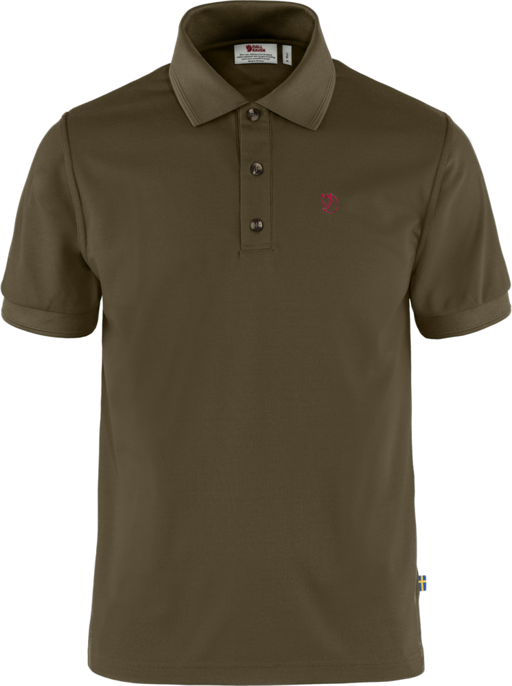 Fjällräven Crowley Pique Shirt Mens Dark Olive (633)