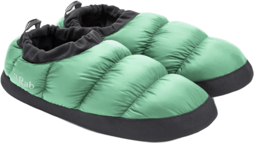 Rab Down Hut Slipper Dark Fig Green