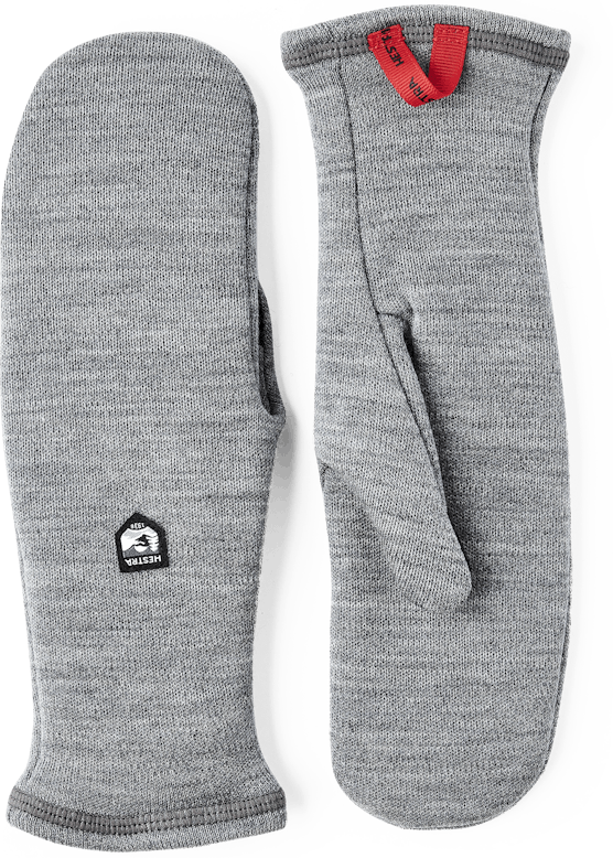 Hestra Gravita Merino Liner Mitt Grey