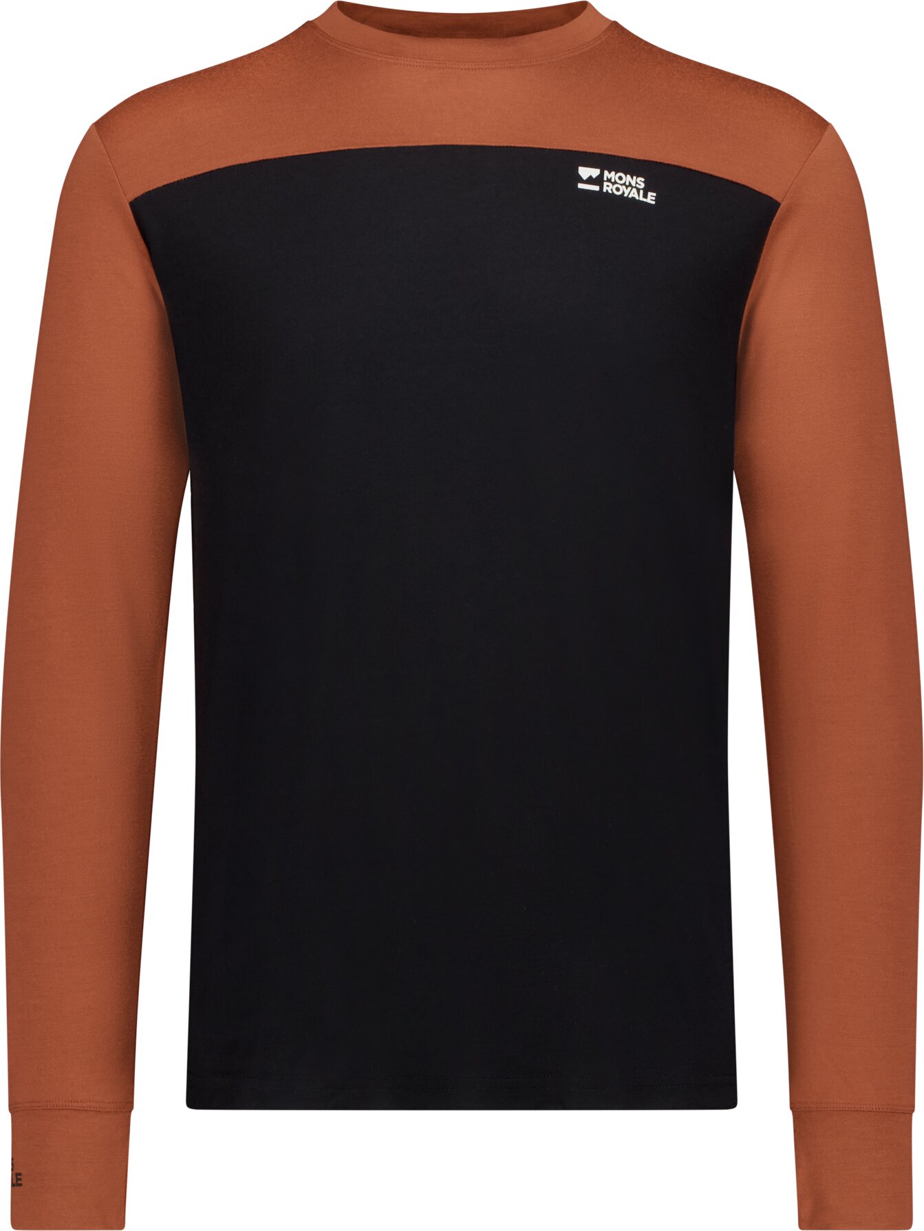 Mons Royale Yotei Tech LS Mens Sienna / Black