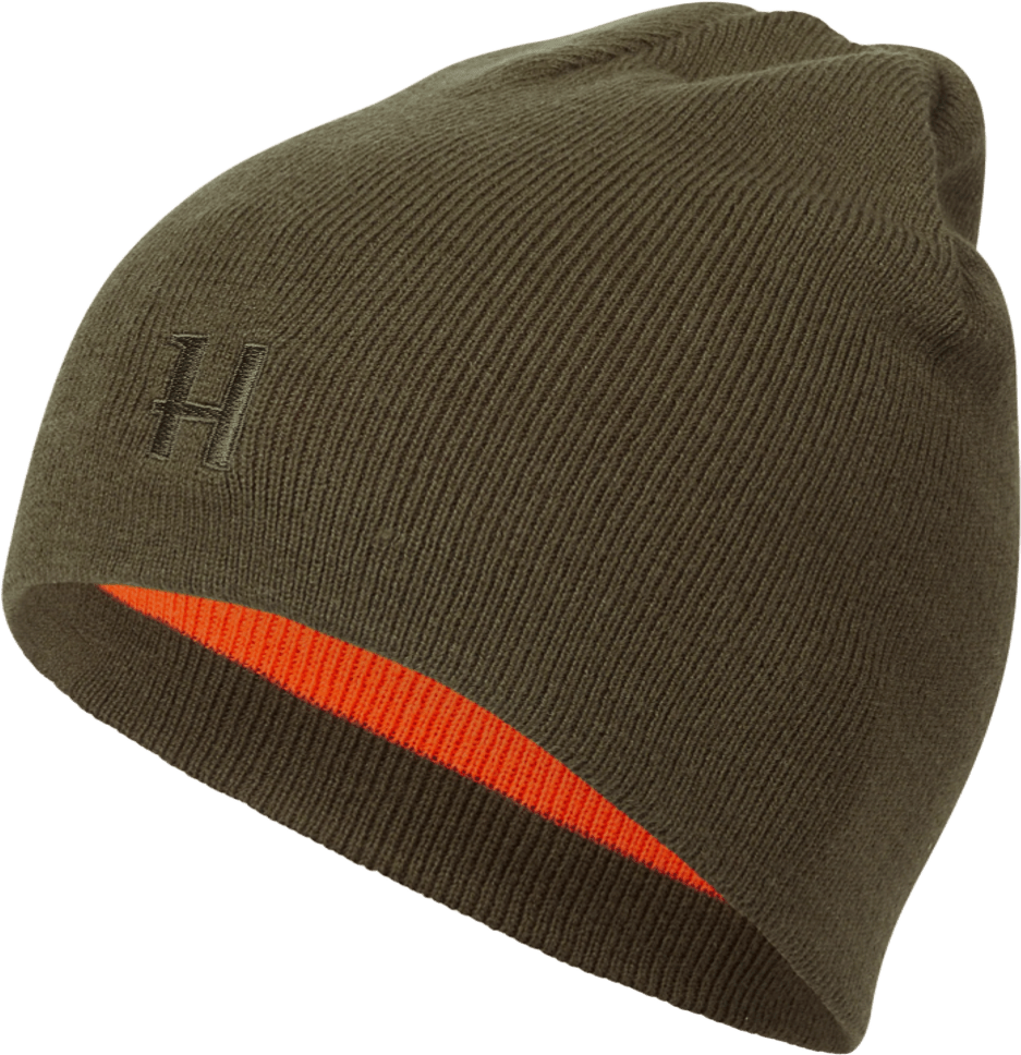 Härkila Reversible Beanie Willow Green/Orange