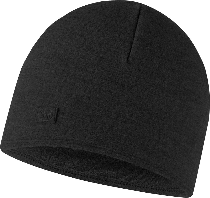 Buff Merino Fleece Beanie Black