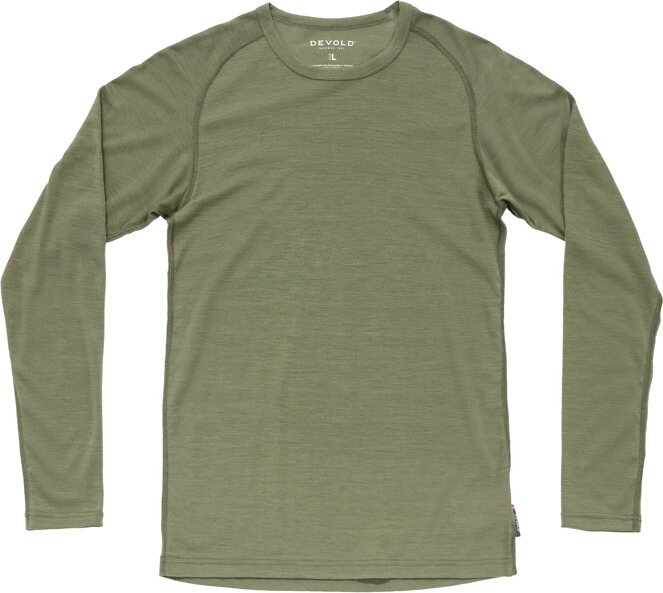 Devold Lauparen Merino 190 Base Shirt Mens Lichen