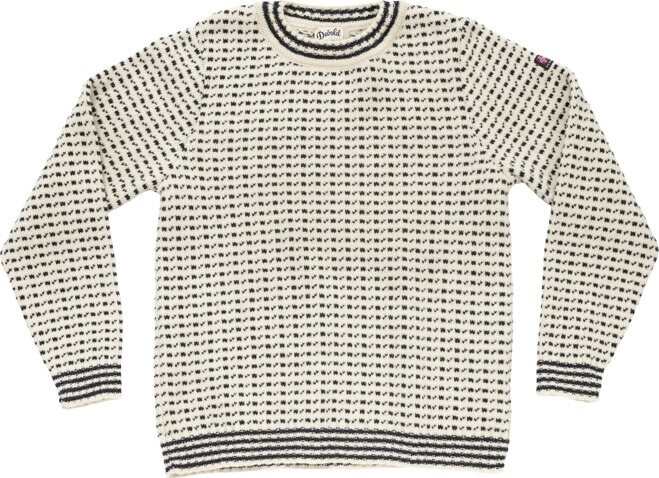 Devold Islender Refined Sweater Offwhite/Ink
