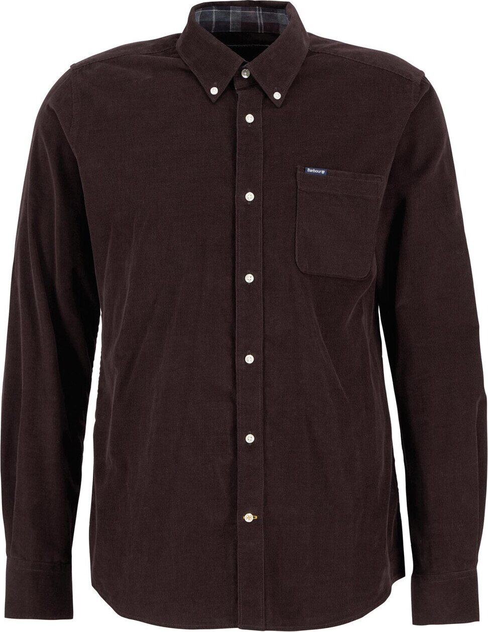 Barbour Ramsey Tailored Shirt Mens Dark Oak