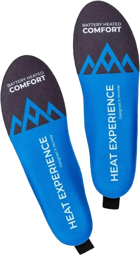 Heat Experience Heated App Controlled Insoles Wireless Charging Blue