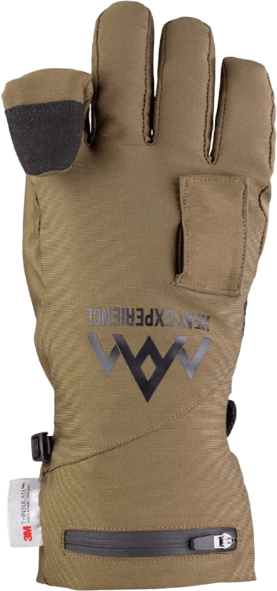 Heat Experience Heated Hunt Gloves Olive Green
