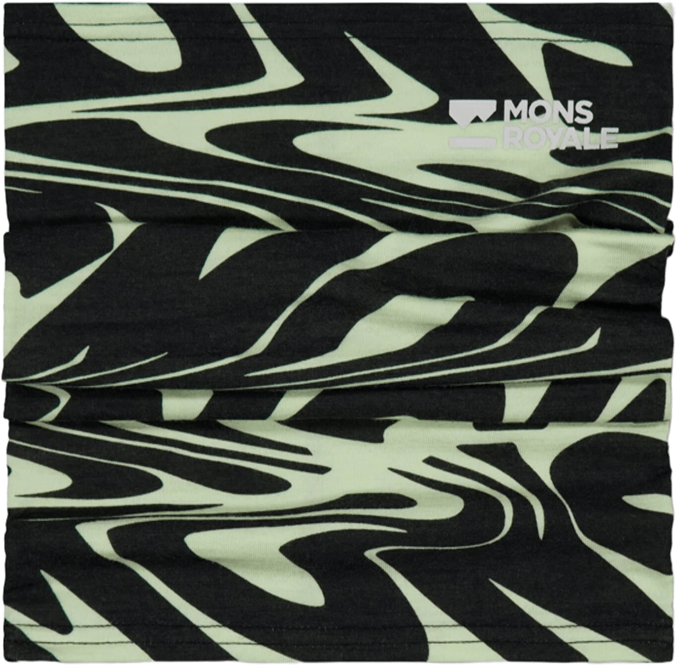 Mons Royale Daily Dose Merino Flex Neckwarmer Signal Lost Matcha
