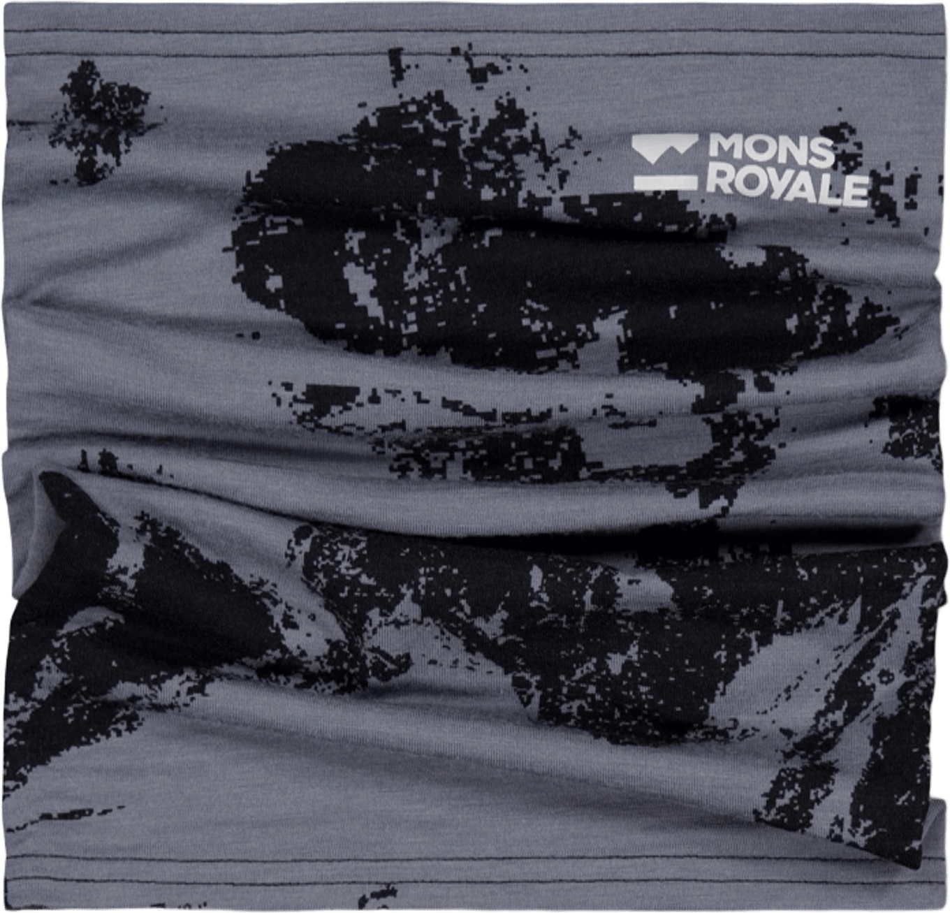 Mons Royale Daily Dose Merino Flex Neckwarmer Mtn Pixel Grey