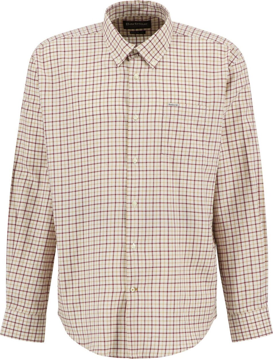 Barbour Preston Regular Fit Shirt Fired Brick