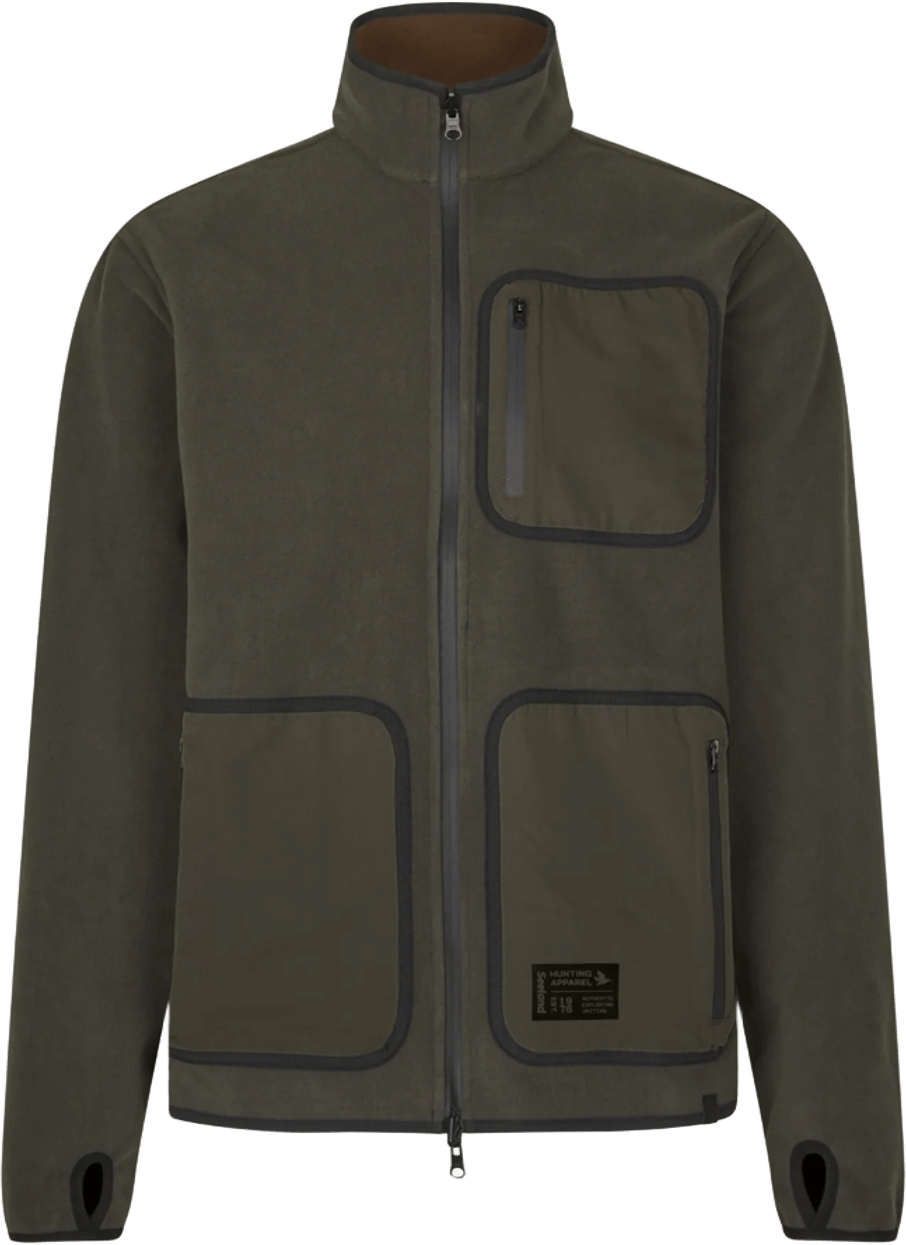 Seeland Rogue Solid Reversible Fleece Mens Grizzly Brown/Demitasse Brown