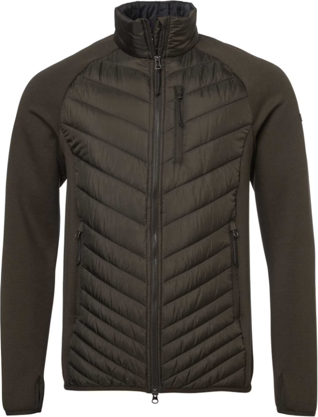 Chevalier Hunter Hybrid Jacket Mens Leather Brown