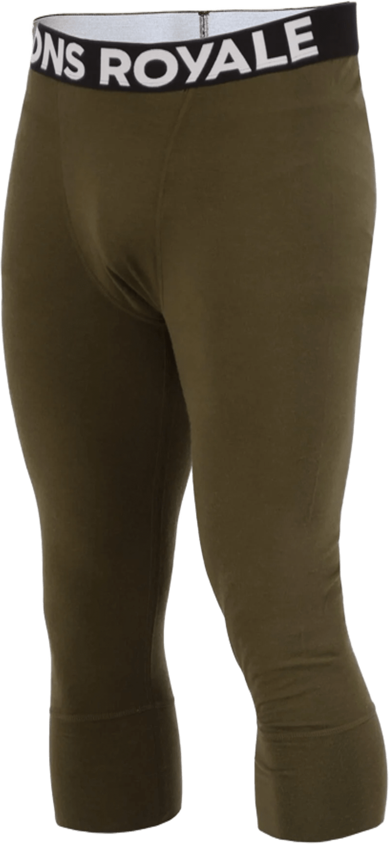 Mons Royale Cascade Merino Flex 3/4 Legging Mens Dark Olive