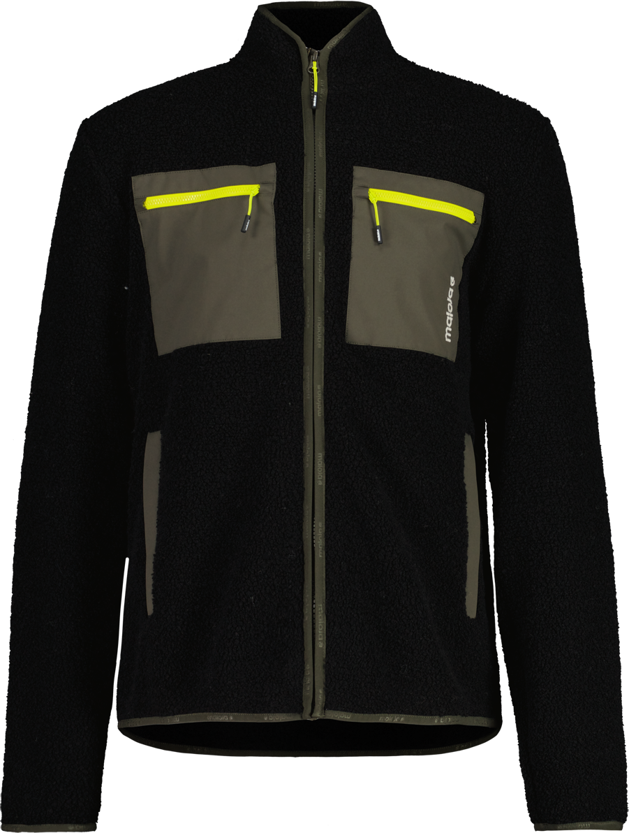 Maloja SeloM. Fleece Jacket Mens Deep Black