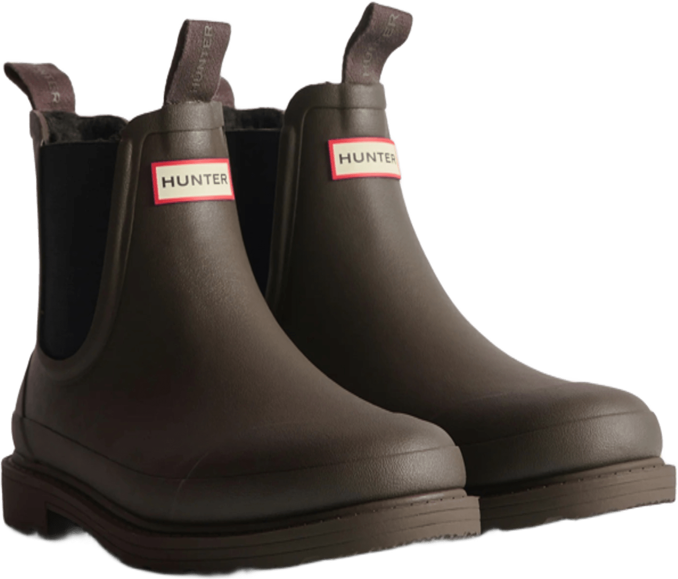 Hunter Elements Chelsea Insulated Boot Womens Chocolate Brown