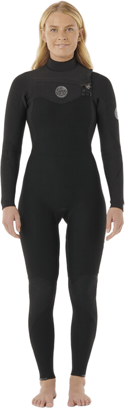 Rip Curl Flashbomb Chest Zip 5/3GB Steamer Womens Black