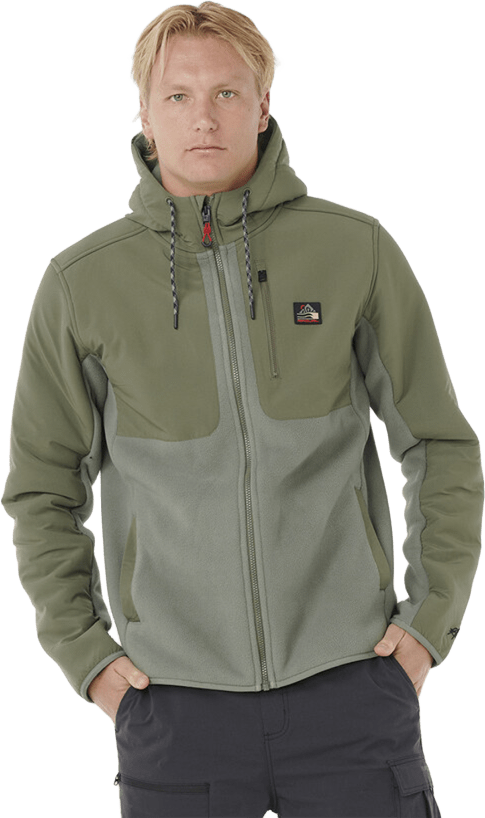Rip Curl Anti Series Search Fleece Mens Cactus Green
