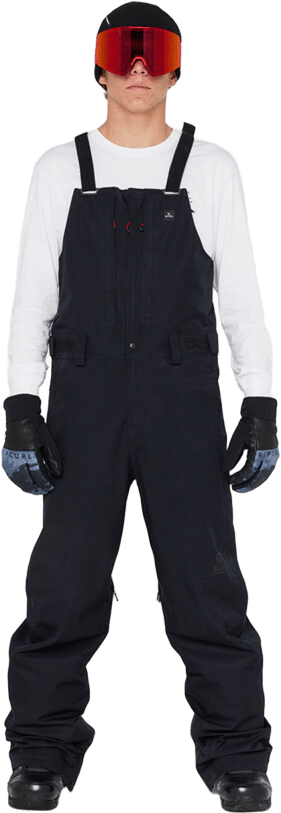 Rip Curl Anti Series ULT 30K/40K Bib Mens Solid Black