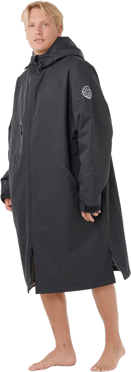 Rip Curl Surf Series Winter Poncho Black/White
