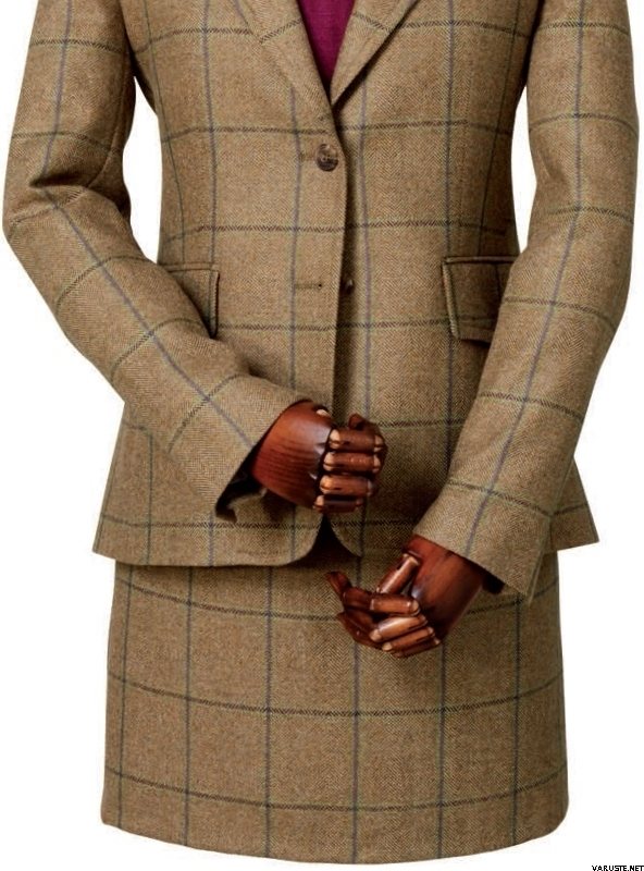 Laksen Eden Ladies Tweed Skirt 2173 Beige