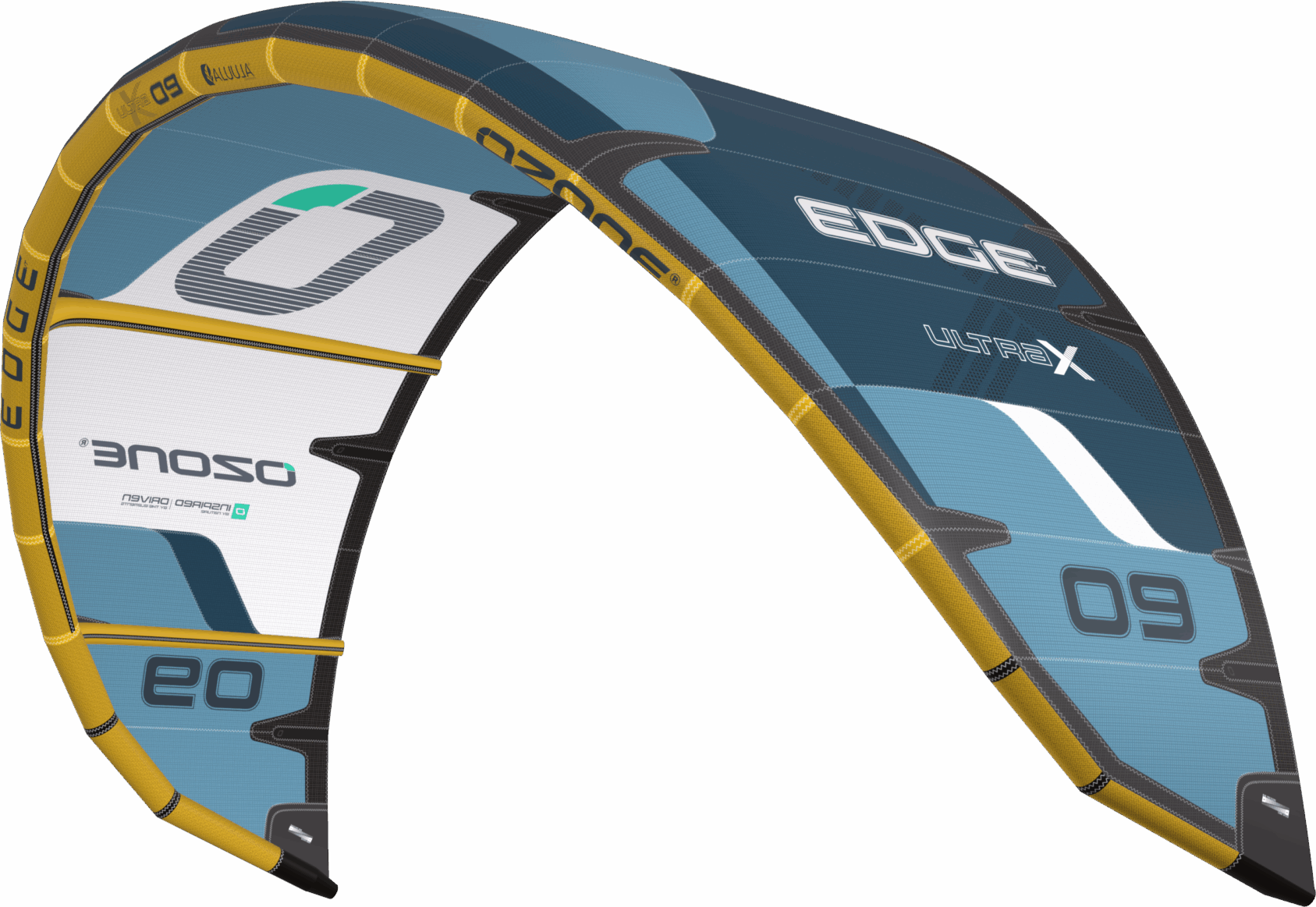 Ozone Edge VT Ultra-X Kite Only 11m² Slate Blue/Transparent/White