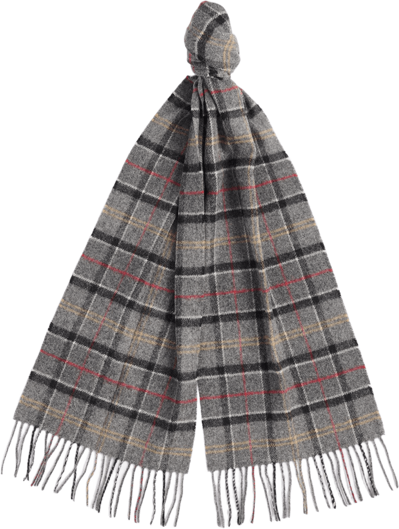 Barbour Tartan Lambswool Scarf Modern