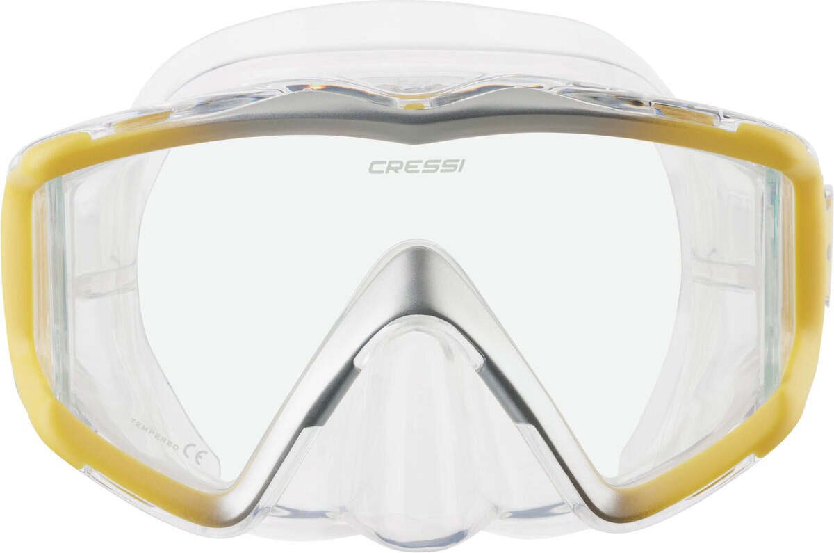 Cressi Liberty Triside Clear-Yellow/Silver