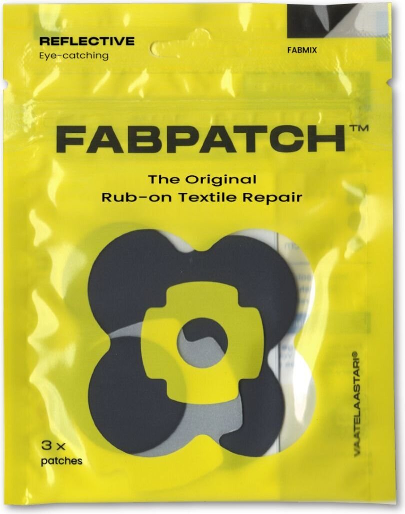 Fabpatch Reflective Fabmix Black