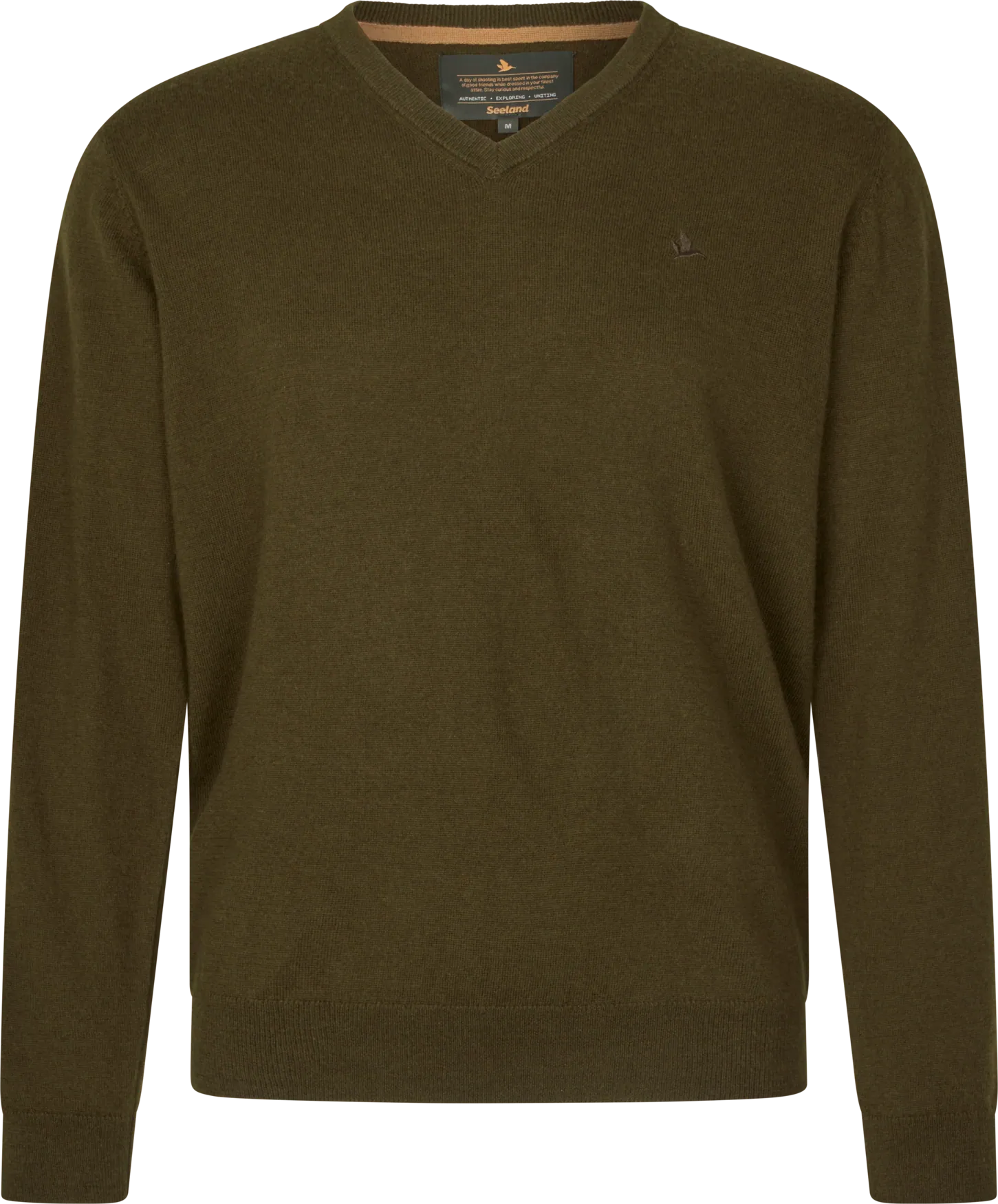 Seeland Pine V-Neck Pullover Mens Light Pine
