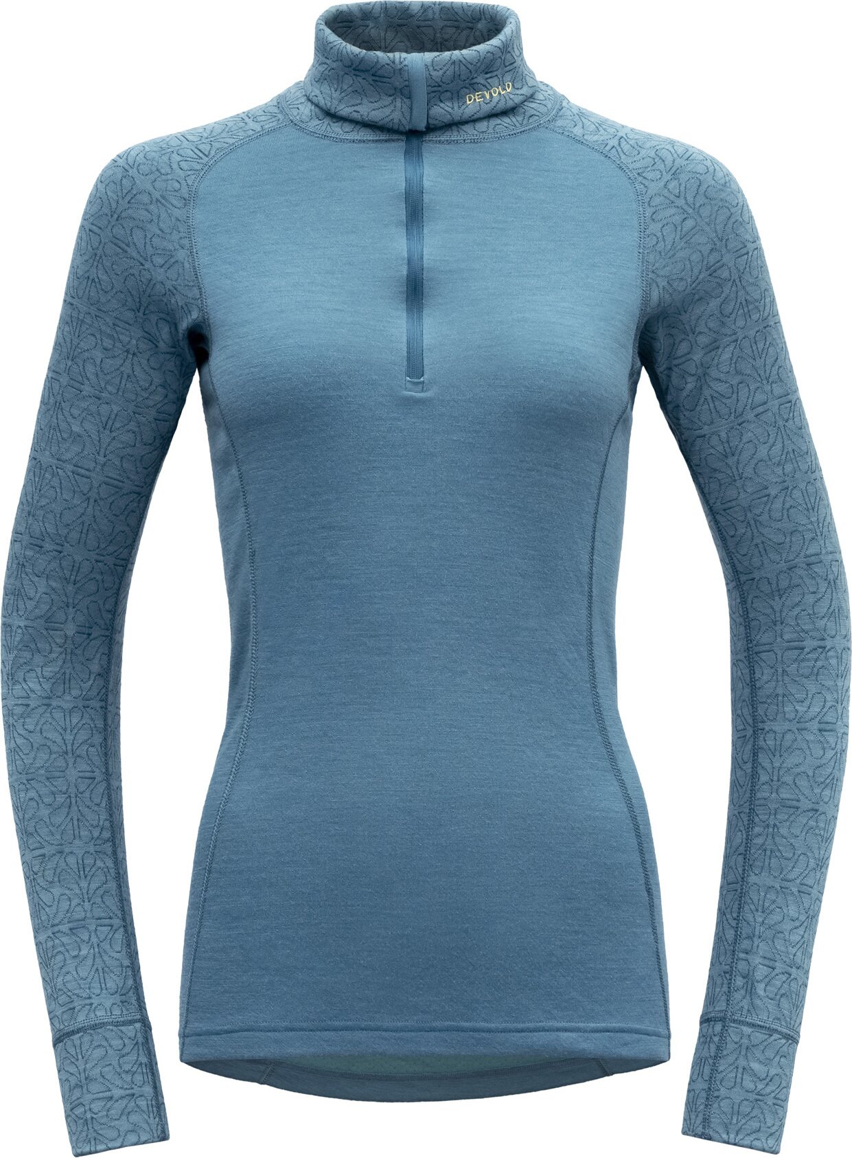 Devold Duo Active Merino 205 Zip Neck Womens Moon