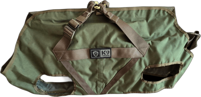 K9 Thorn Alpha Harness for Transporting Olive