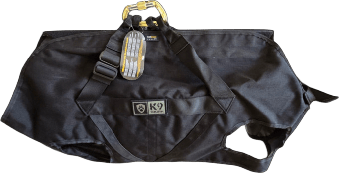 K9 Thorn Alpha Harness for Transporting Black