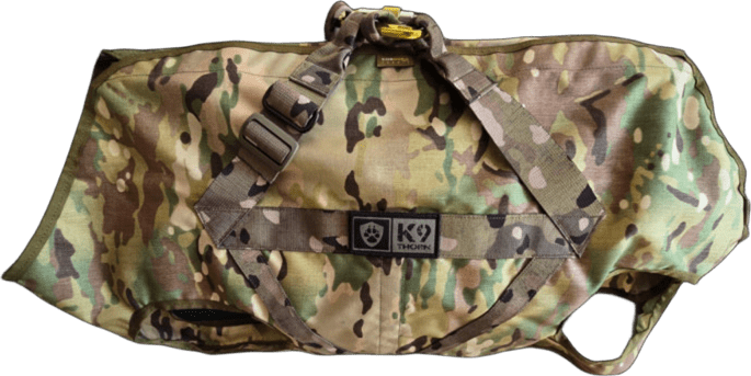 K9 Thorn Alpha Harness for Transporting Multicam