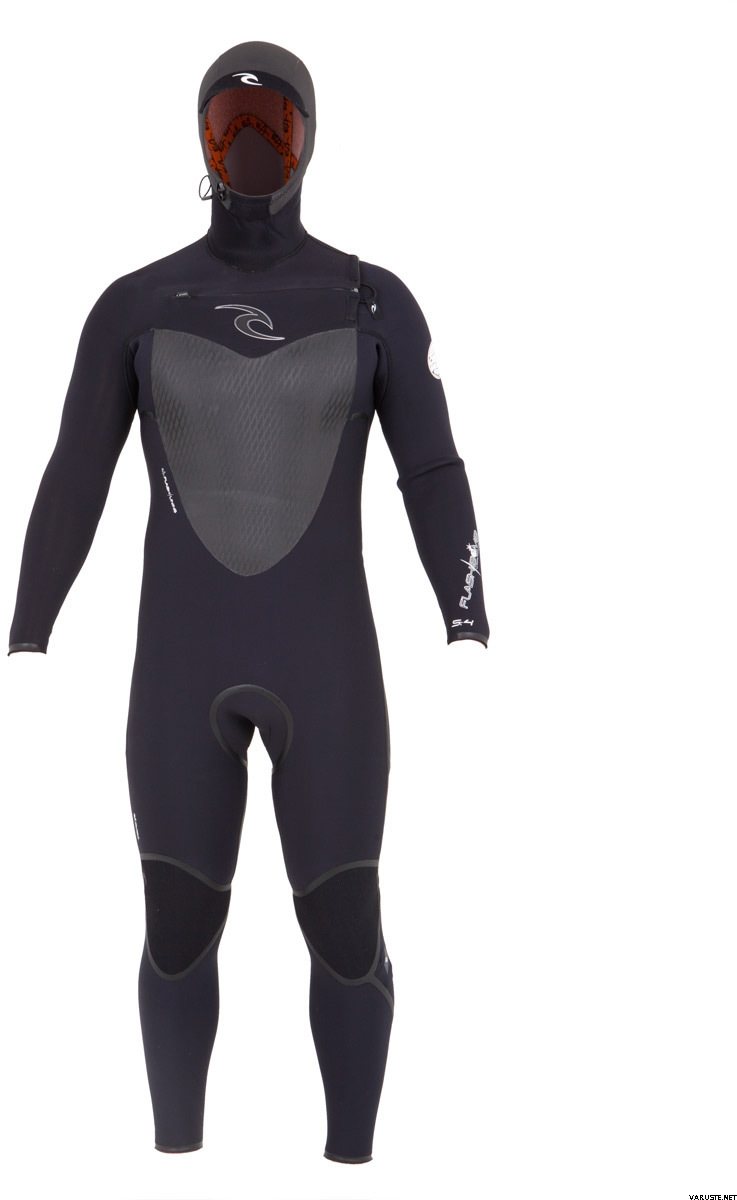 Rip Curl Flashbomb 5,5/4 Hooded Steamer Chest Zip 90 Black