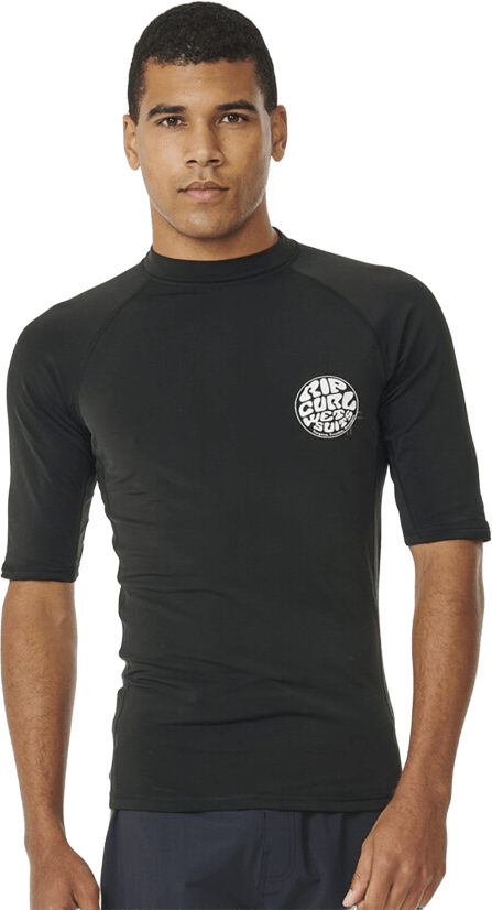 Rip Curl Icons UPF Brushed S/S Black
