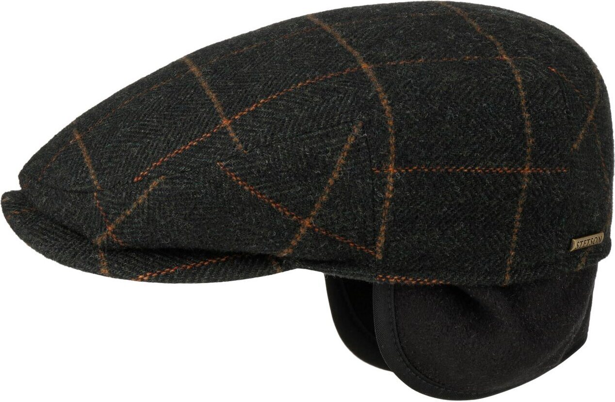 Stetson Kent Wool Ivy Cap EarFlaps Dark Green