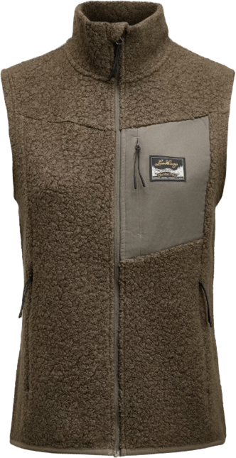 Lundhags Flok Wool Pile Vest Womens Forest Green