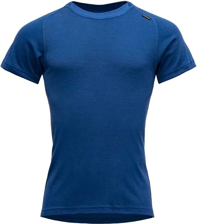 Devold Basic T-Shirt Mens Blue Pen