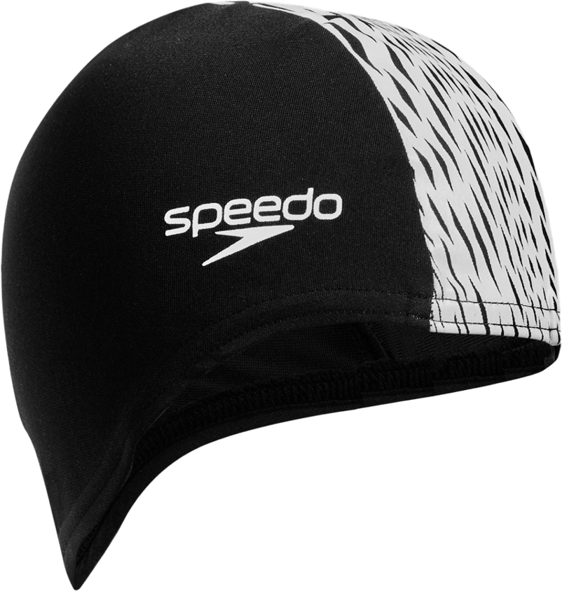 Speedo Boom Endurance+ Cap Black/White Boho Diamonds