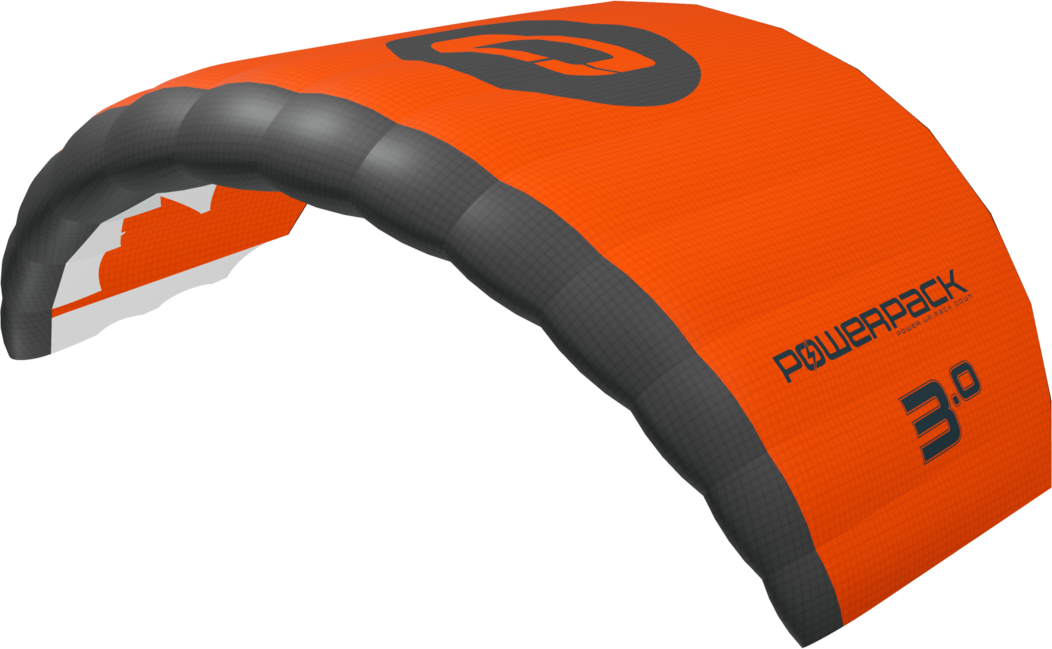 Ozone Powerpack Parawing 3.0m² Carbon/Carbon/Orange