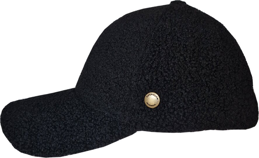 Superyellow Teddy Cap Black