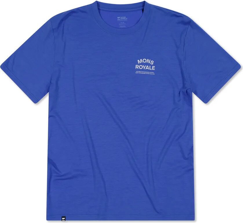 Mons Royale Icon Merino Air-Con T-Shirt Mens Ultramarine