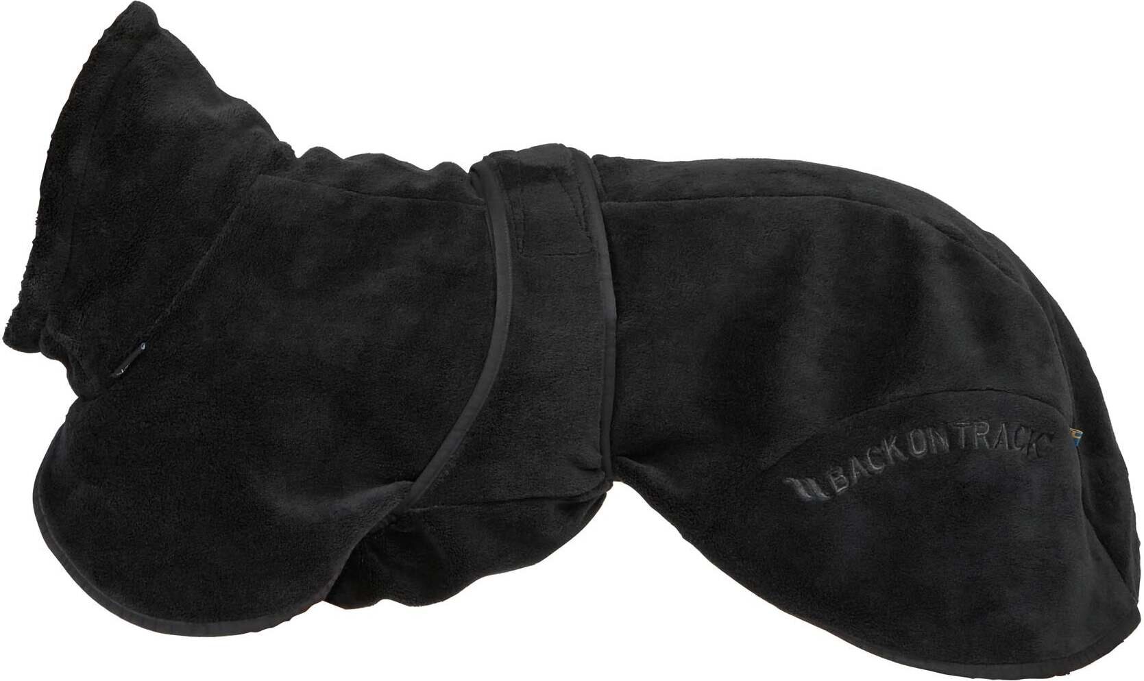 Back on Track Bay Bathrobe Black