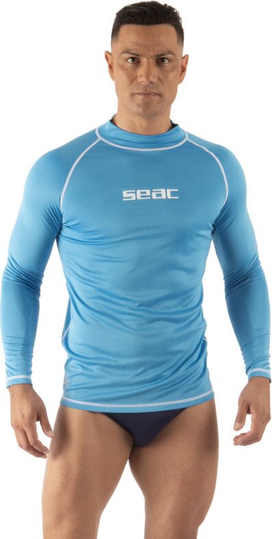 Seacsub Rash Guard T-Sun Long Mens Light Blue