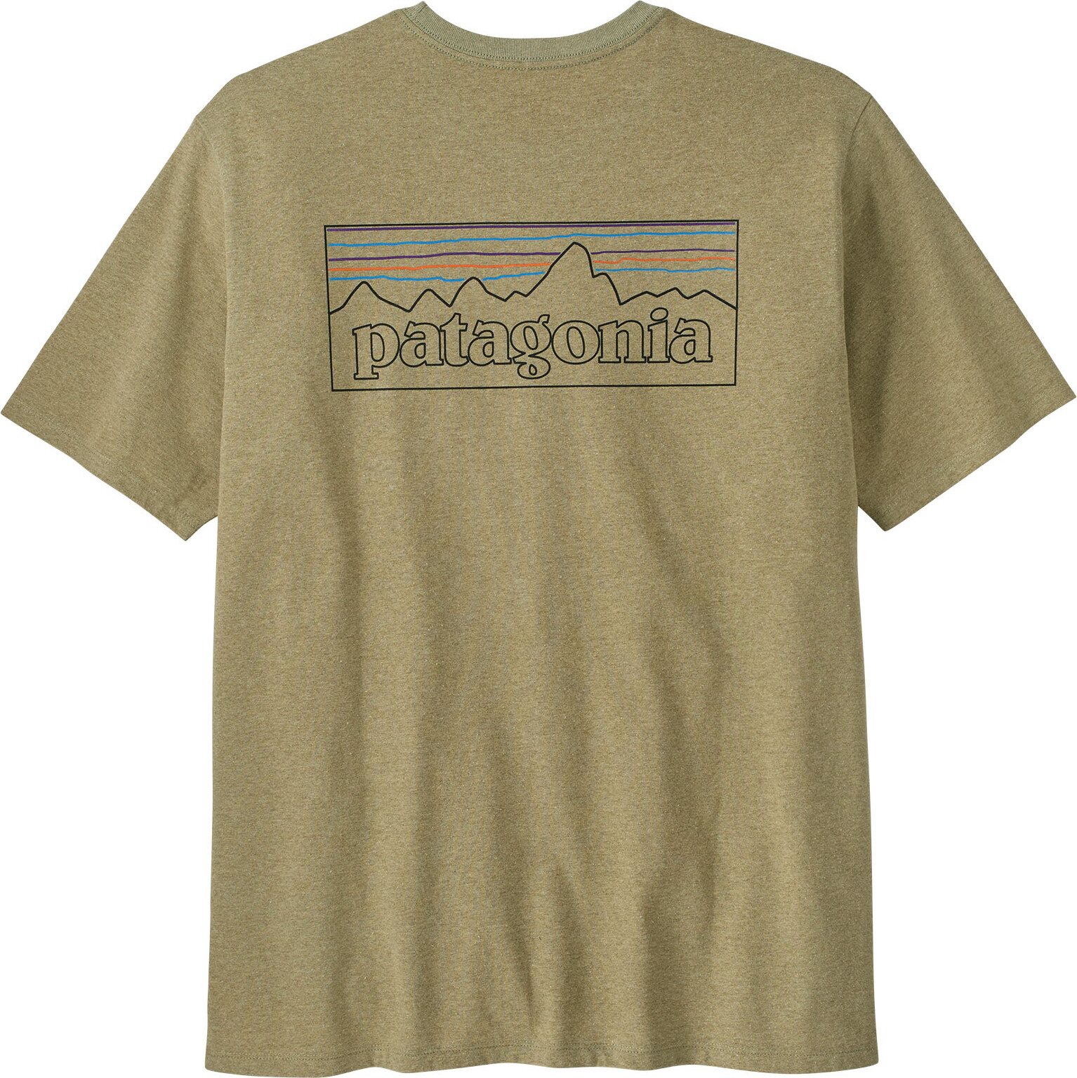 Patagonia P-6 Logo Responsibili-Tee Mens P-6 Outline: Gumtree Green