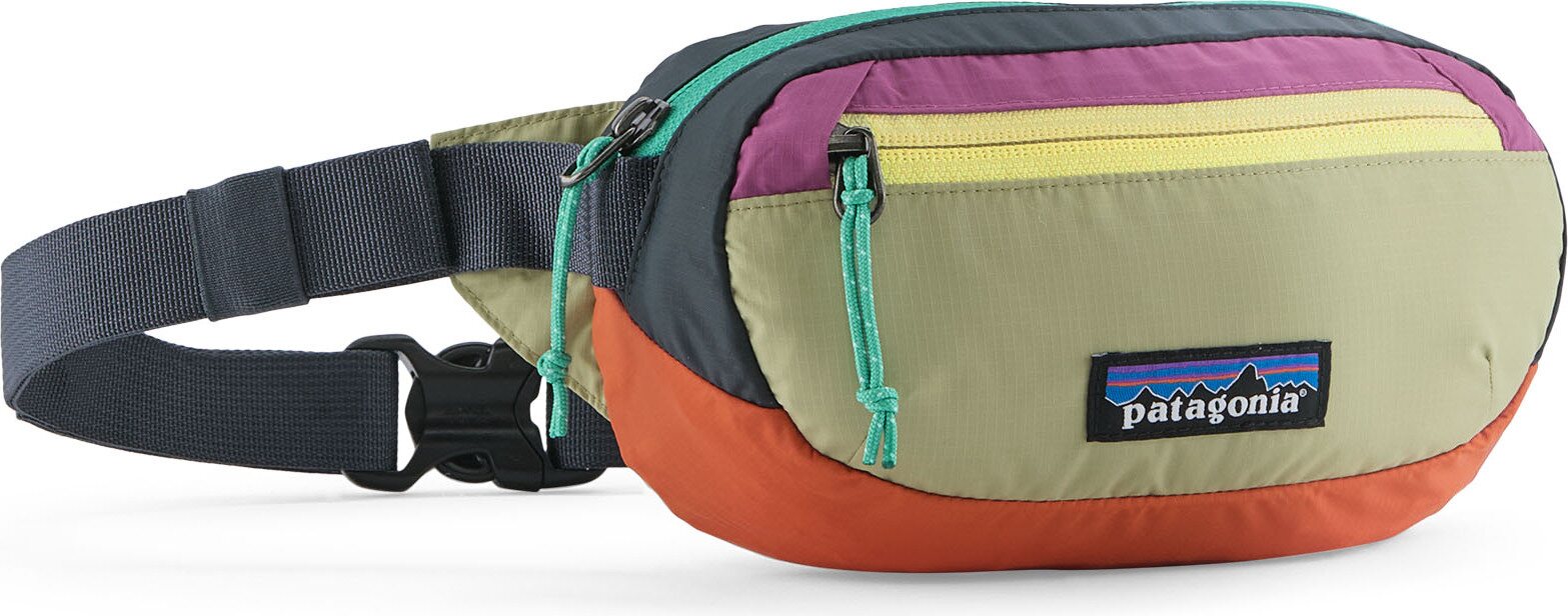 Patagonia Terravia Mini Hip Pack Patchwork: Gumtree Green
